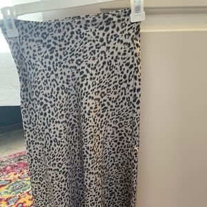 Princess polly cheetah midi skirt